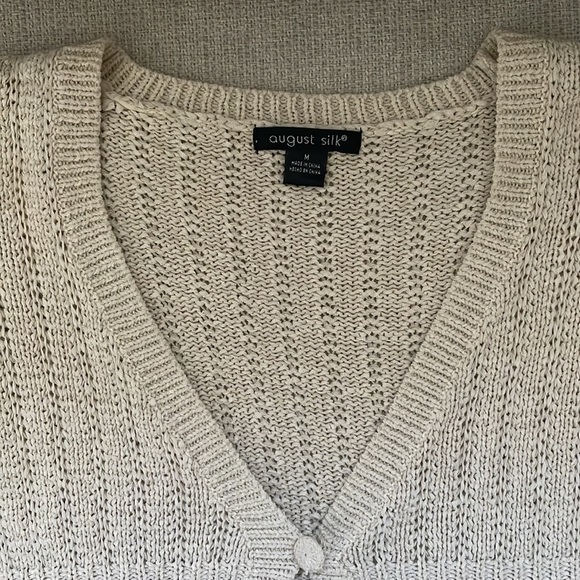 Cream Colored Crochet Top - Picture 2 of 5